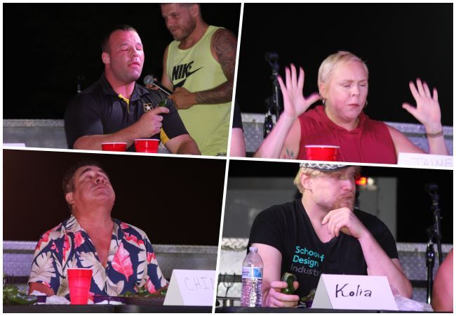 Jalapeno pepper eating contest